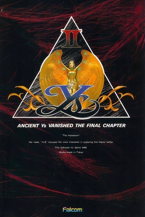 Ys II: Ancient Ys Vanished – The Final Chapter Tag Page Cover Art