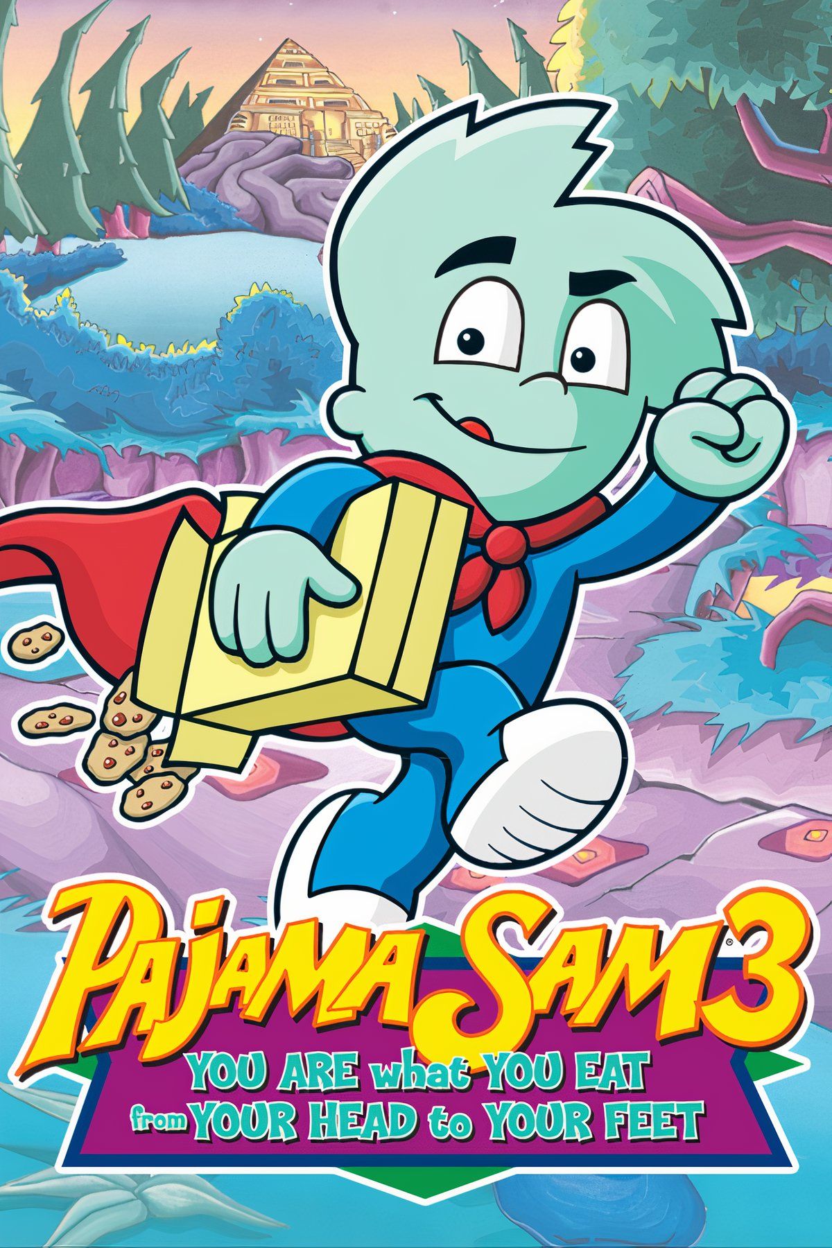 Pajama Sam 3: You Are What You Eat From Your Head To Your Feet Tag Page Cover Art