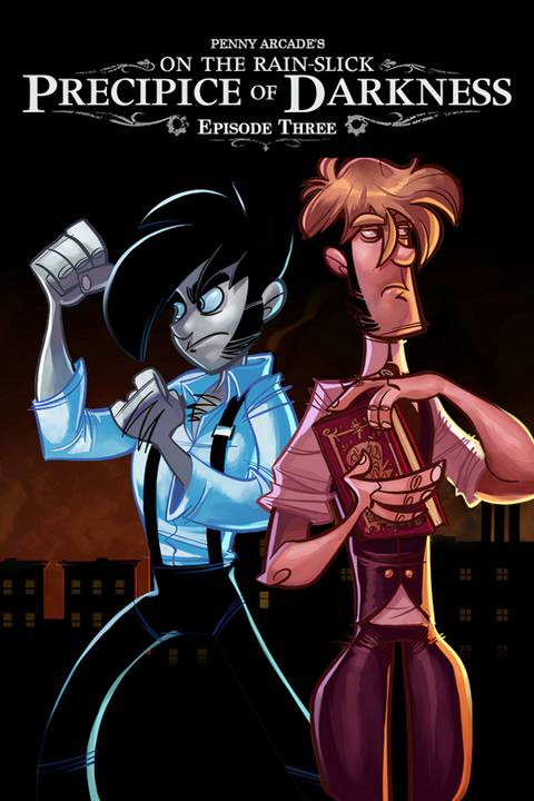 Penny Arcade's On the Rain-Slick Precipice of Darkness 3 (2012-06-25) Tag Page Cover Art