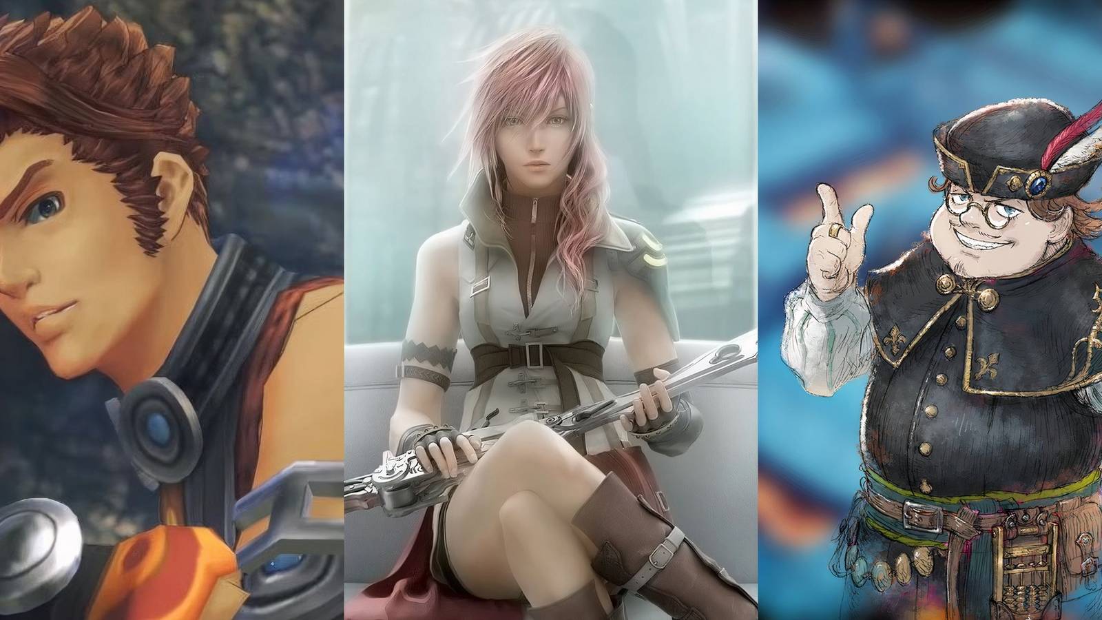 Xenoblade, Lightning, Triangle Strategy-