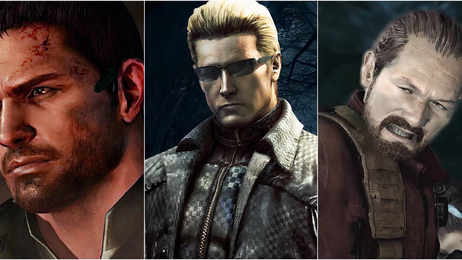 Chris, Wesker, Barry