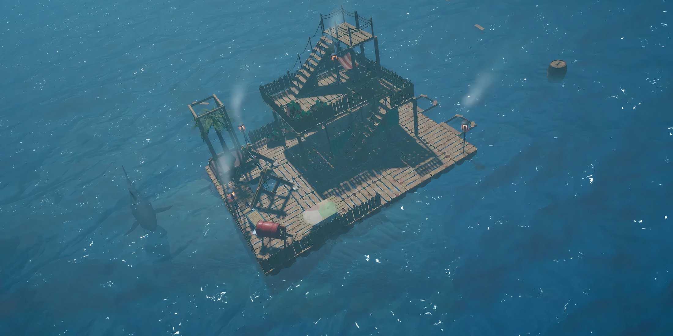 Open Rafts The Best Open-World Games With Deadly Sharks