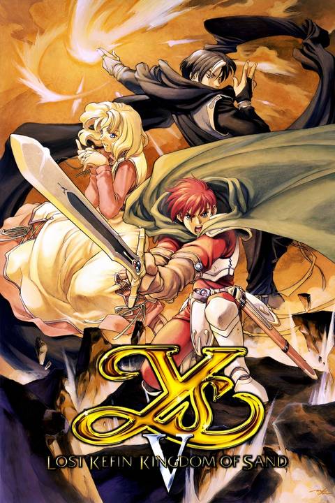 Ys V: Lost Kefin, Kingdom of Sand Tag Page Cover Art