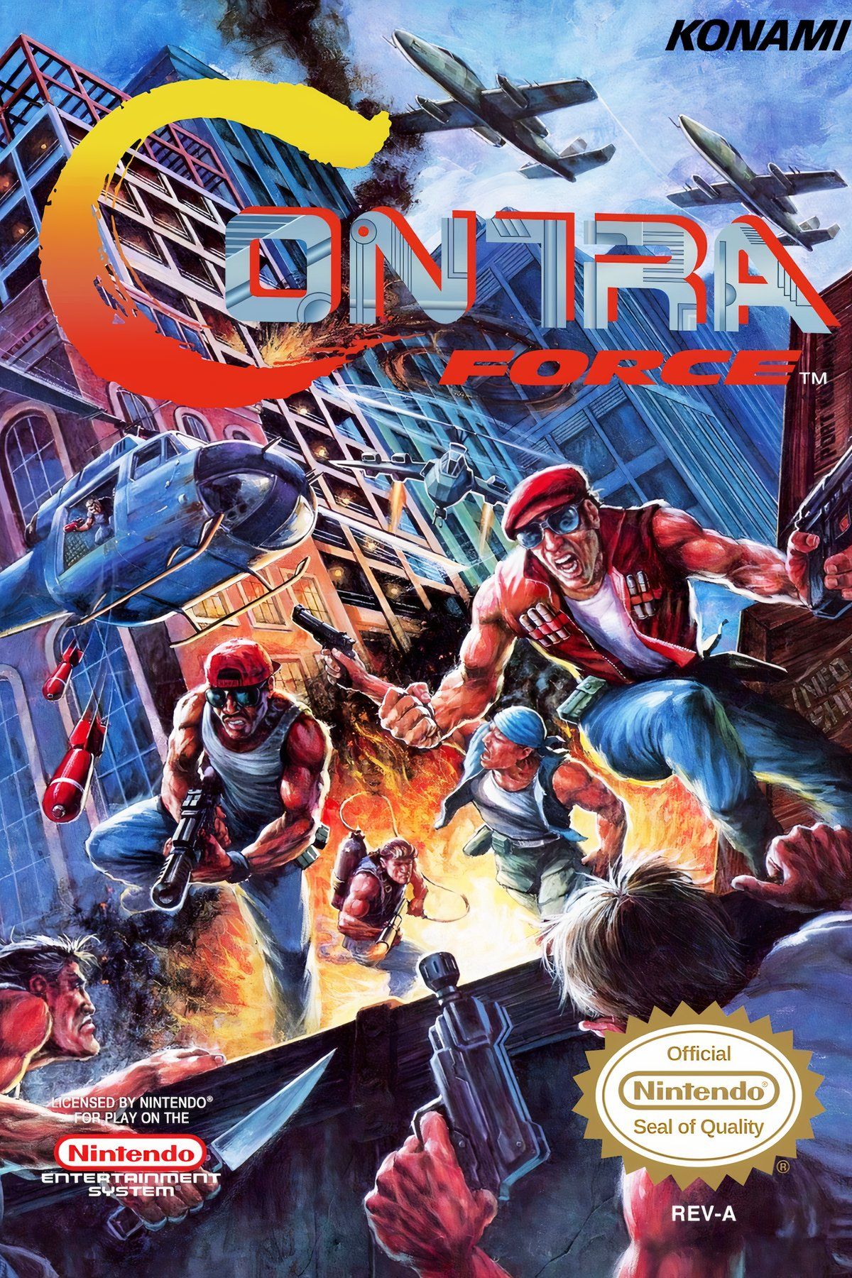 Contra Force Tag Page Cover Art