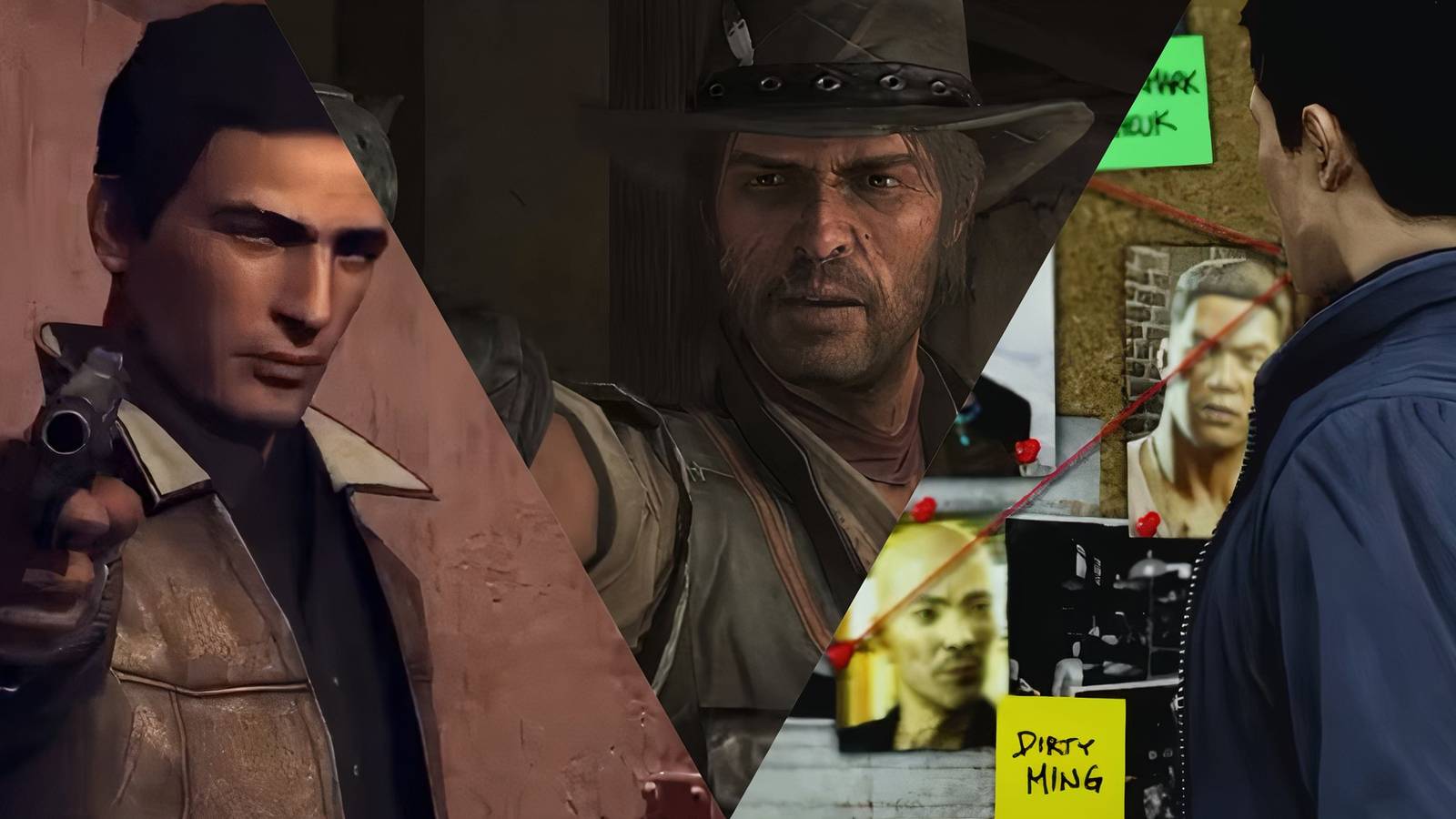 collage of 3 ps3 open world games