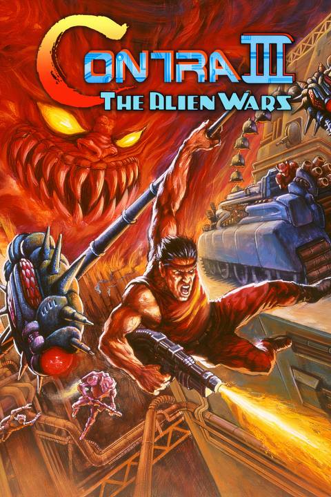 Contra III: The Alien Wars Tag Page Cover Art