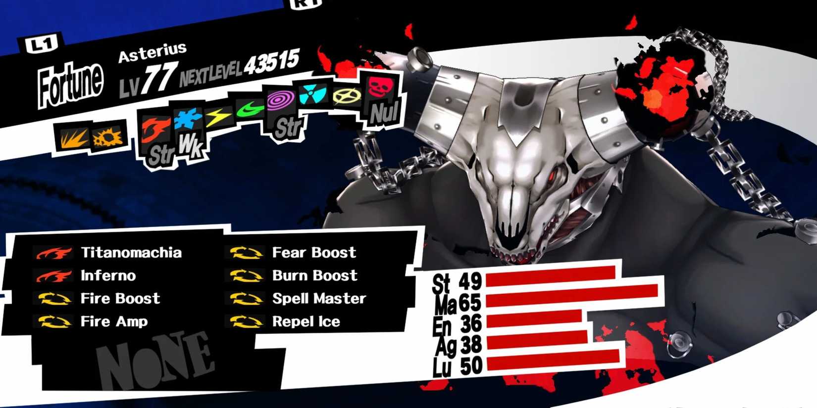 Asterius in Persona 5