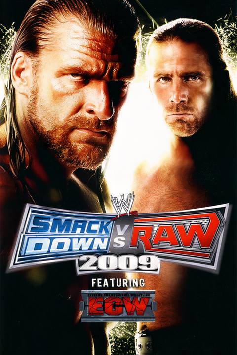 WWE Smackdown vs. Raw 2009 Tag Page Cover Art