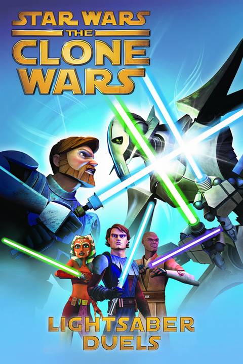 Star Wars: The Clone Wars - Lightsaber Duels Tag Page Cover Art