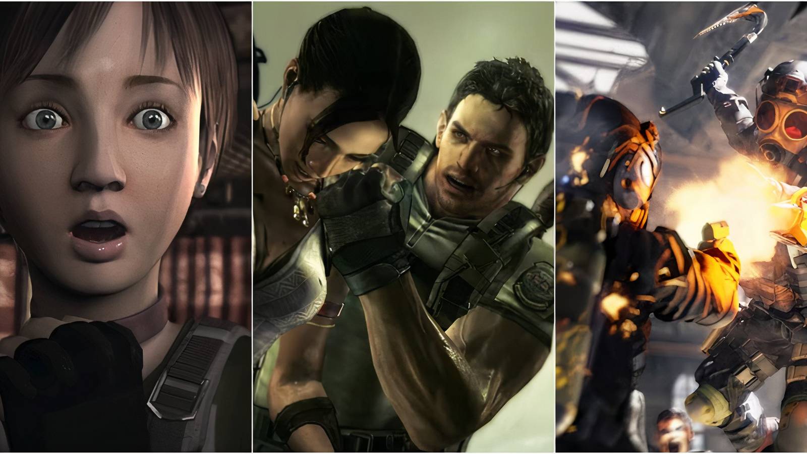 Rebecca, Chris and Sheva, Umbrella Corps