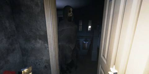 Visage - demon outside room