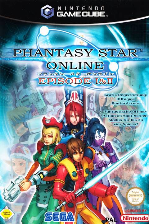 Phantasy Star Online Episode 1 & 2 Tag Page Cover Art