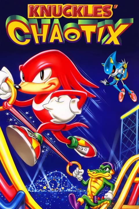 Knuckles' Chaotix Tag Page Cover Art