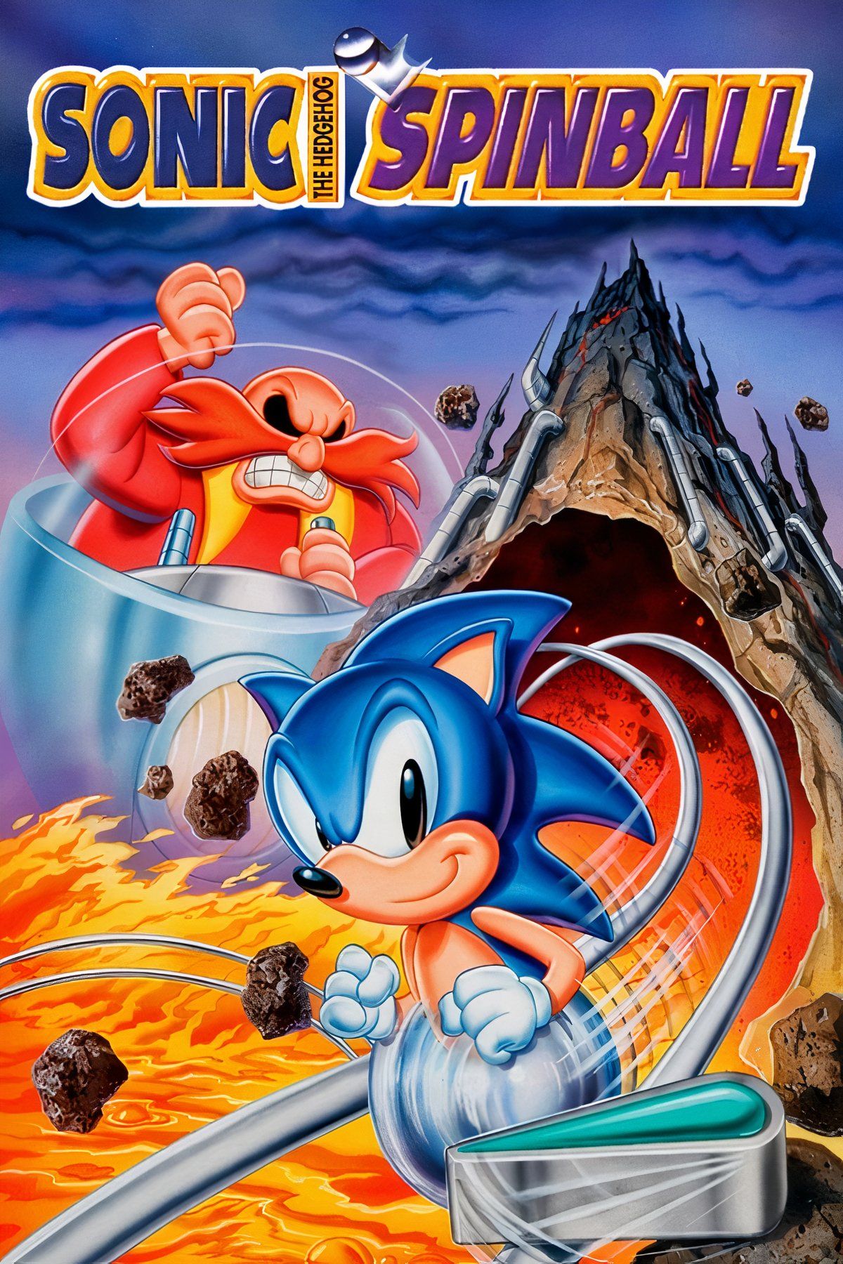 Sonic Spinball Tag Page Cover Art