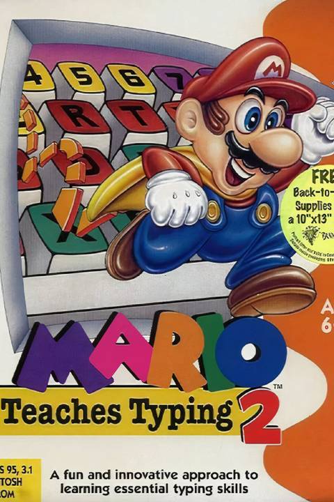 Mario Teaches Typing 2 Tag Page Cover Art