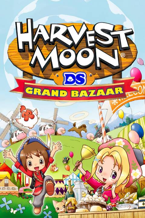 Harvest Moon DS: Grand Bazaar (2010-08-24) Tag Page Cover Art