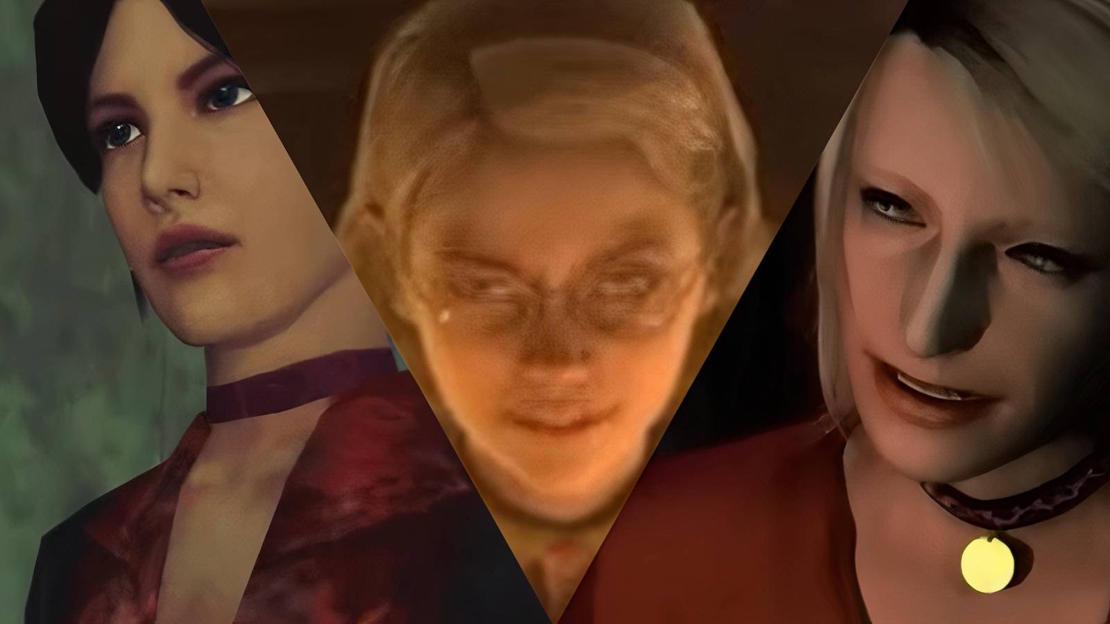 collage of 3 ps2 horror games