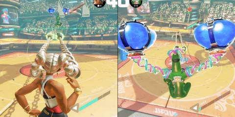 Arms Split Screen Gameplay