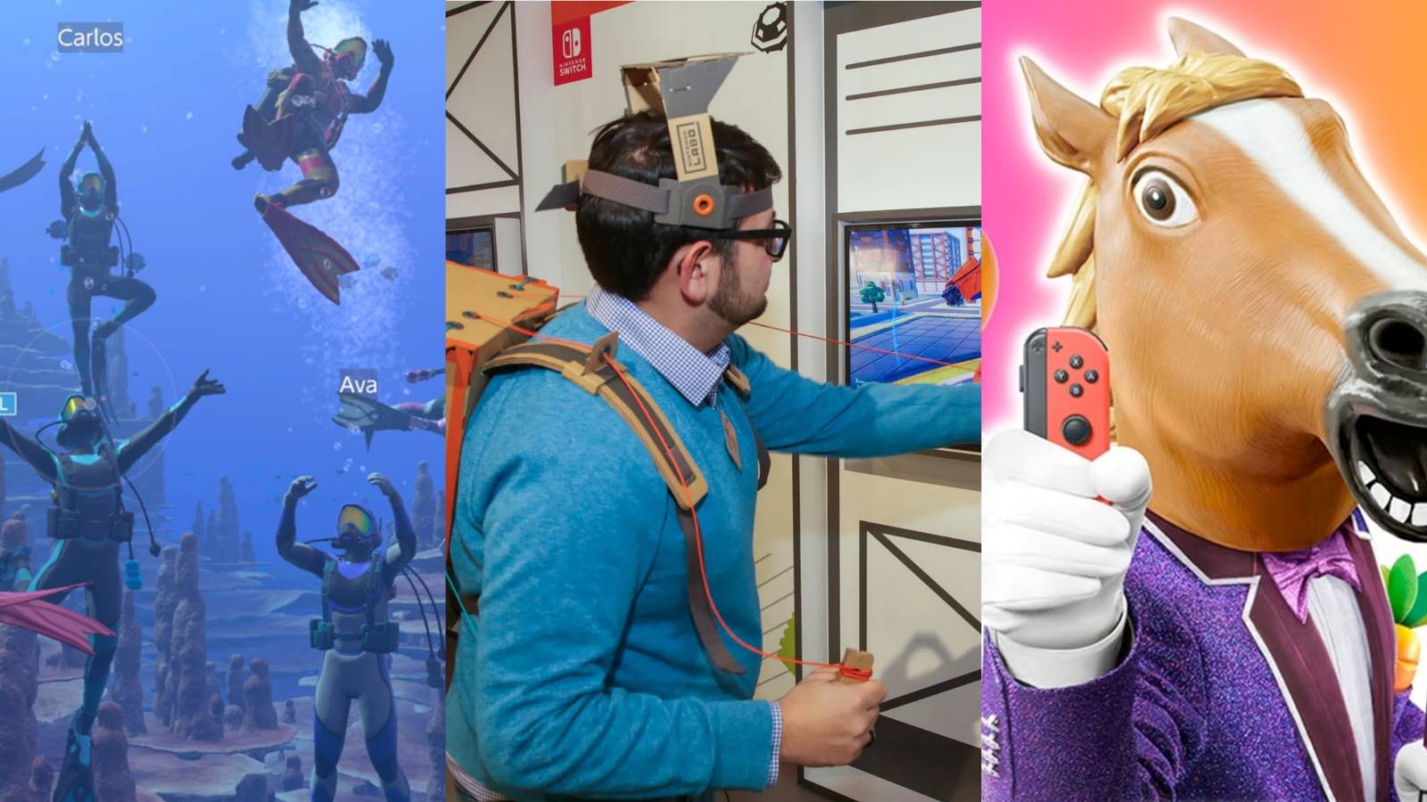 Endless Ocean Luminous, Nintendo Labo, Everybody 1-2-Switch