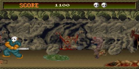 Splatterhouse - prisoner chained to wall