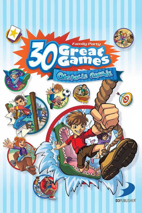Family Party: 30 Great Games Obstacle Arcade (2012-12-04) Tag Page Cover Art