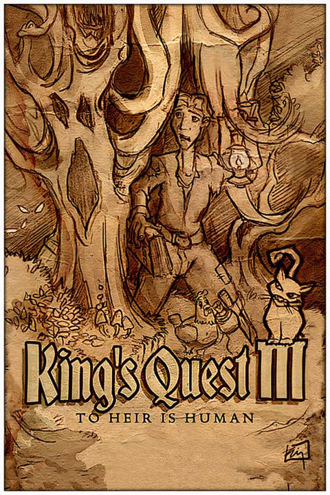 King's Quest III Redux: To Heir is Human (2011-02-20) Tag Page Cover Art