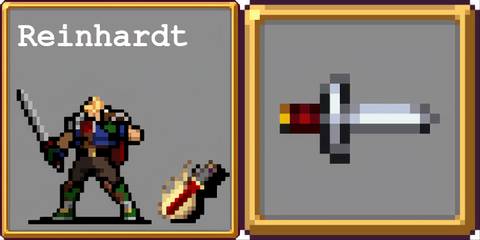 Vampire Survivors - Reinhardt Schneider and Knife