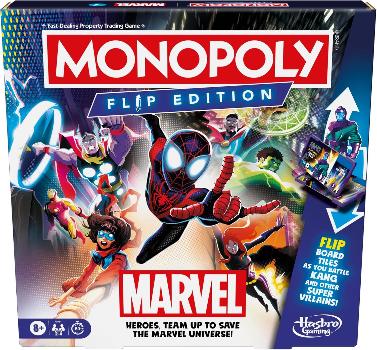 Monopoly Flip Edition Marvel