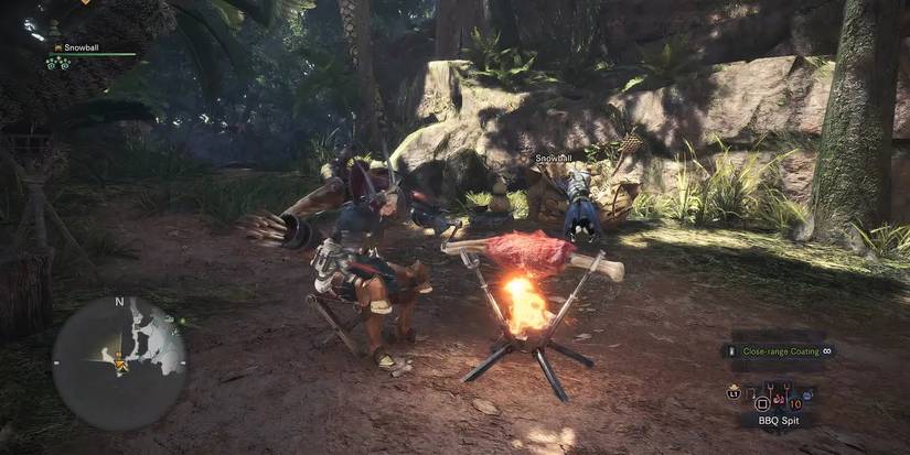 Monster Hunter Wilds cooking fire