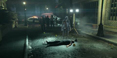 Murdered Soul Suspect Ronan As Ghost Looking At His Own Body On Ground