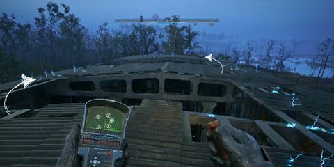 Navigate over the Warehouse Roof in Fish Farm Locked Door Stalker 2