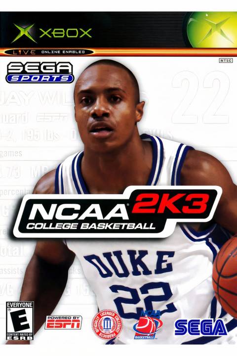 NCAA College Basketball 2K3 Tag Page Cover Art