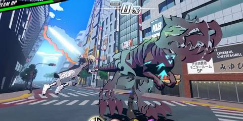 a boss fight from neo: the world ends with you