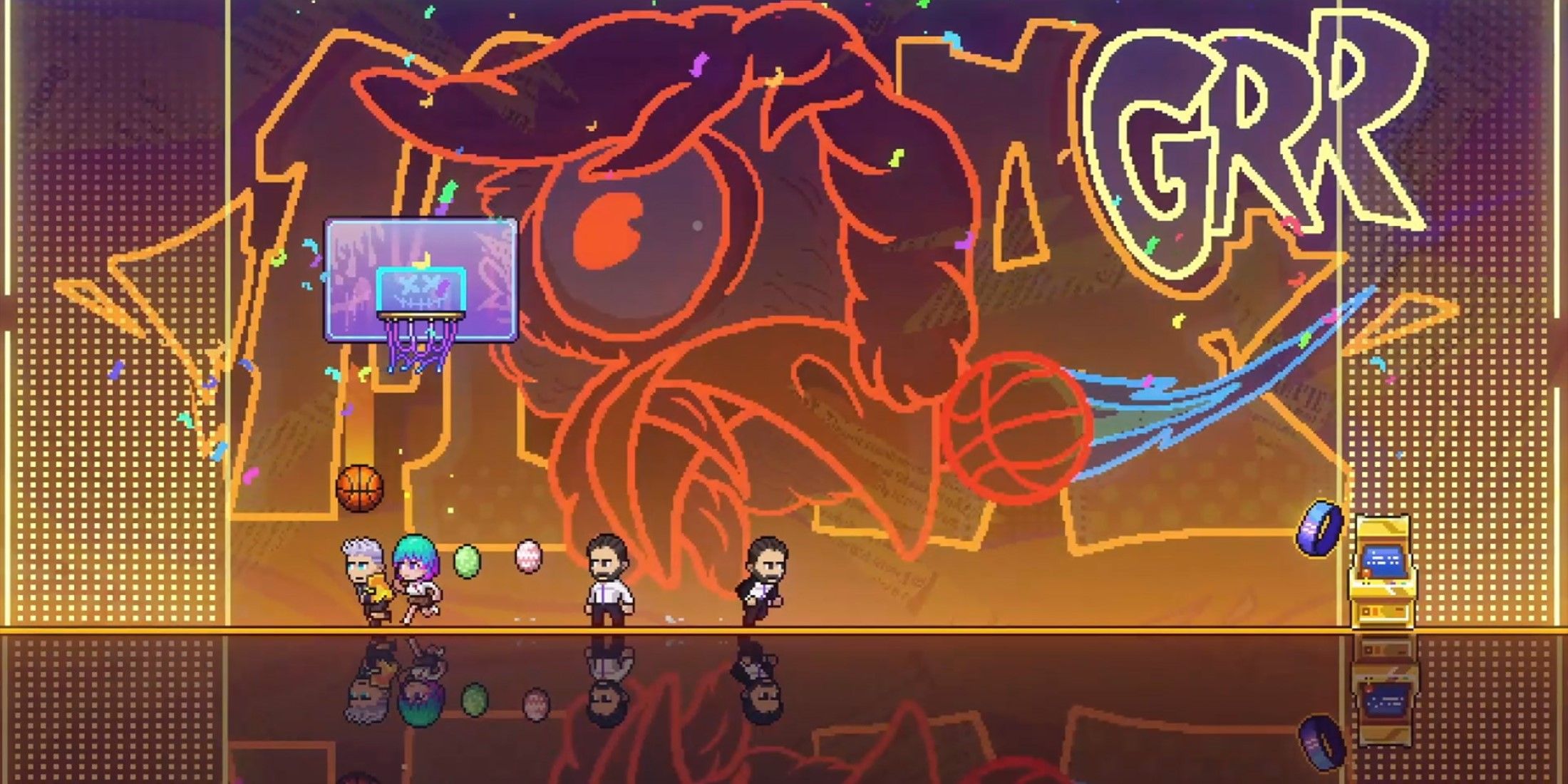 neon abyss 2 basketball (Custom)