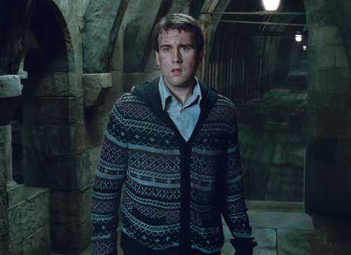 Neville Longbottom at Hogwarts in Harry Potter and the Deathly Hallows