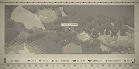 The Location Of The Machine Pit On The Map 