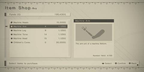 Pascal Selling Machine Arms