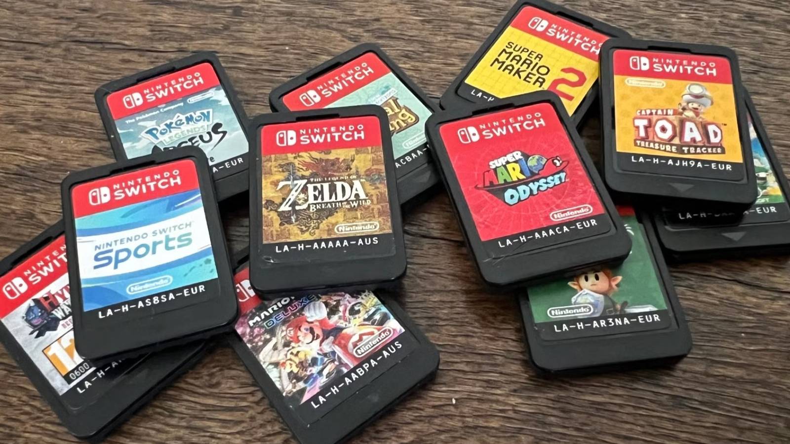 Thieves swapping Nintendo Switch cartridges for googly eyes