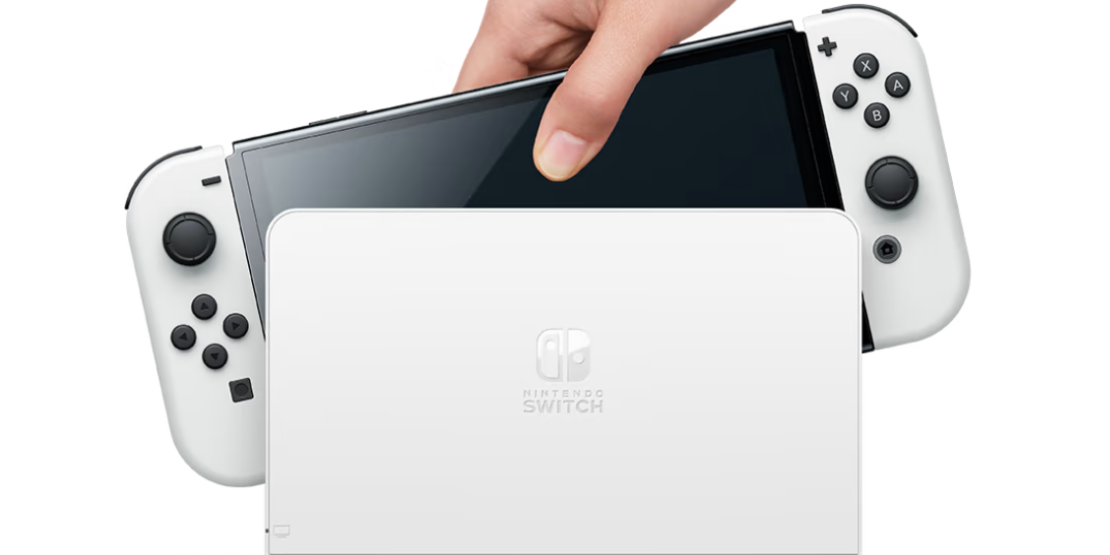 Nintendo Switch Oled White Nintendo E Shop Promotional Image