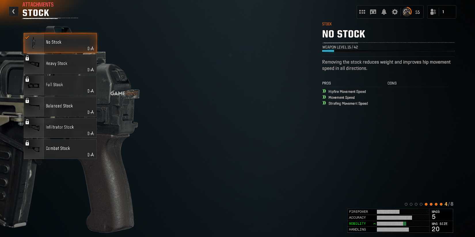 No Stock Attachment in Black Ops 6 Zombies 