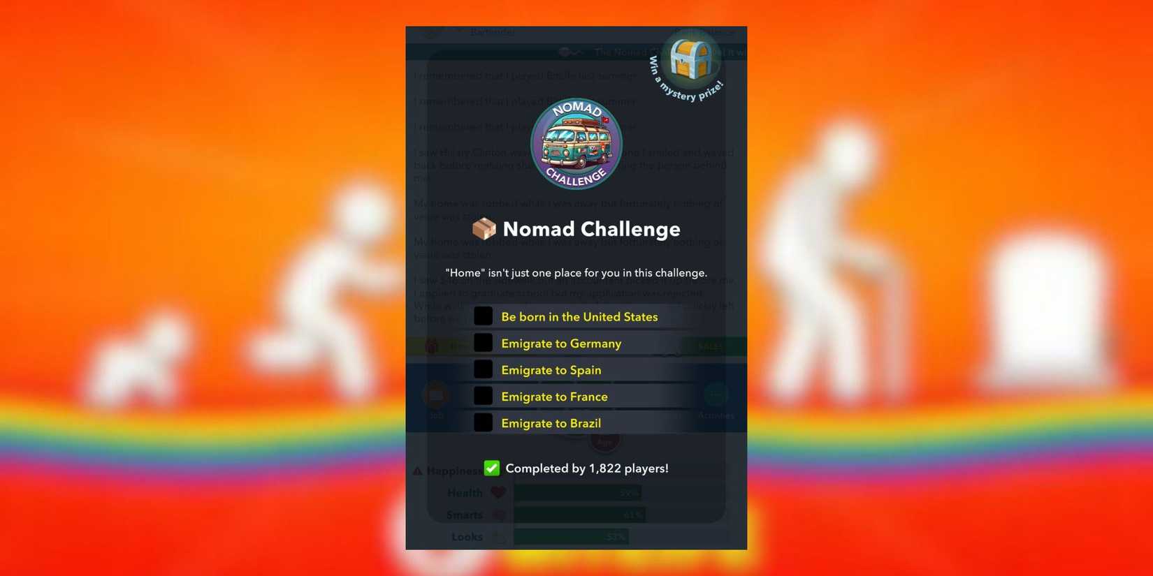 nomad challenge bitlife