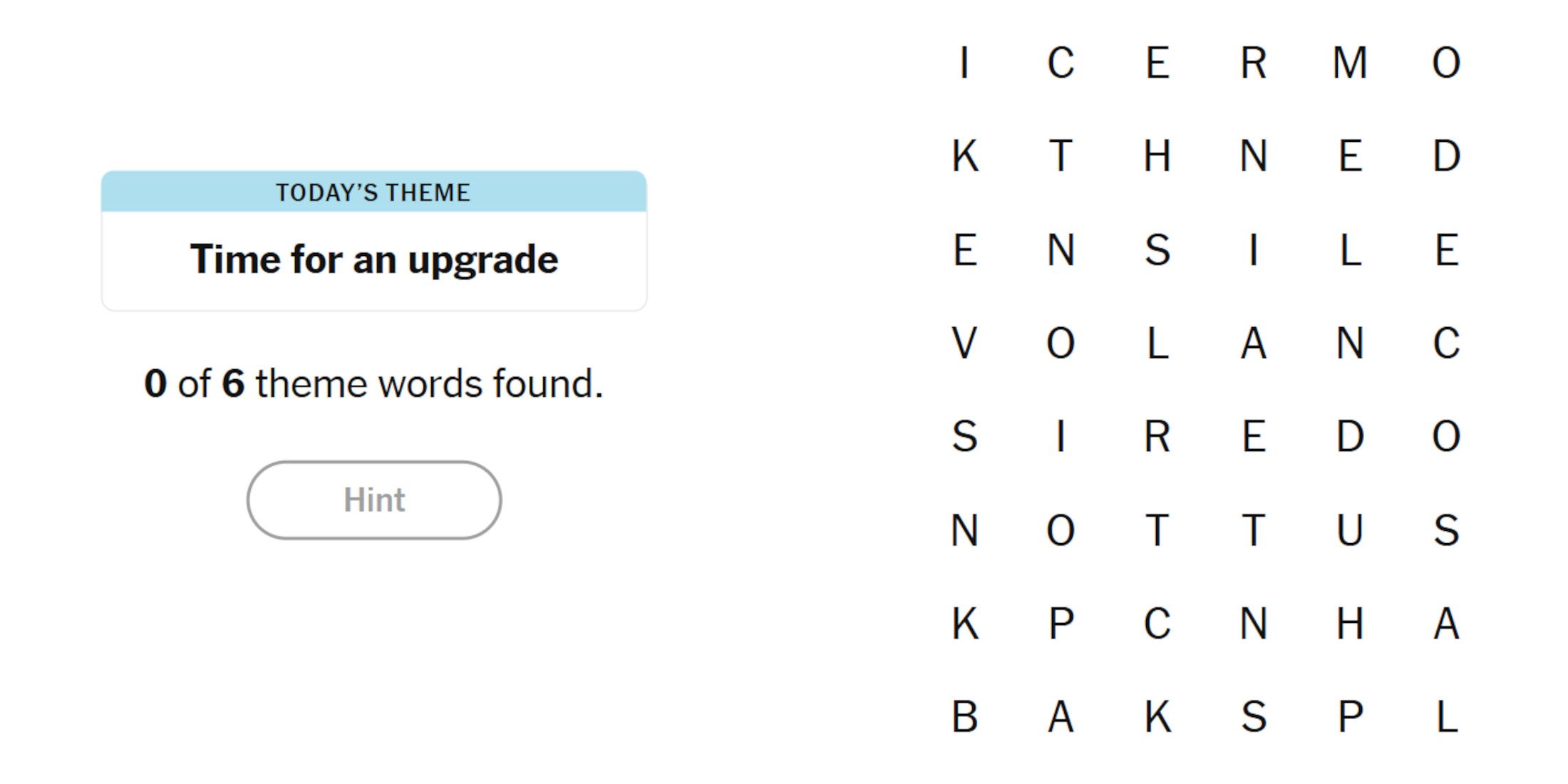 New York Times Strands Hints and Answers for January 8, 2025