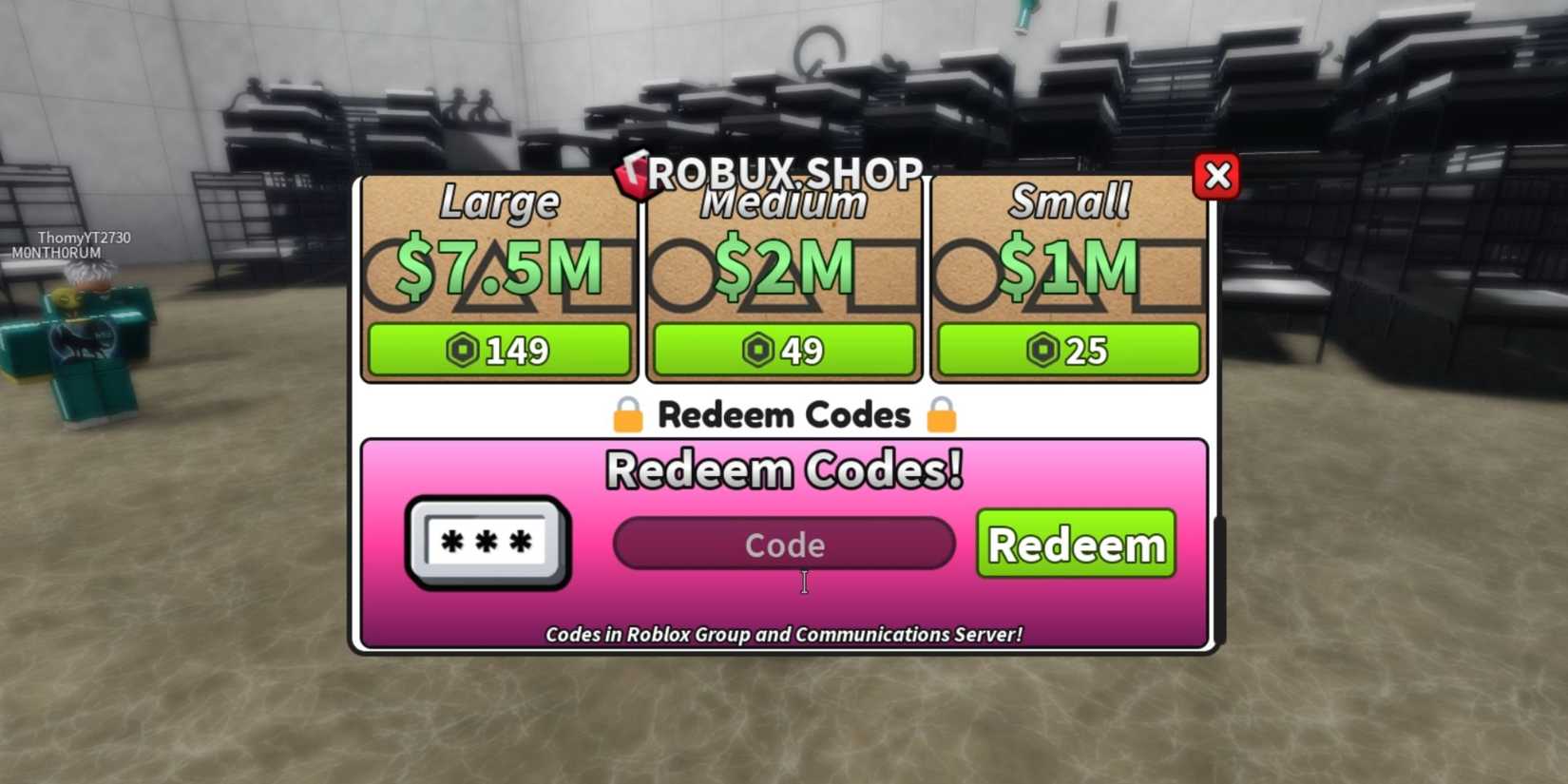 Roblox: Octopus Game Codes