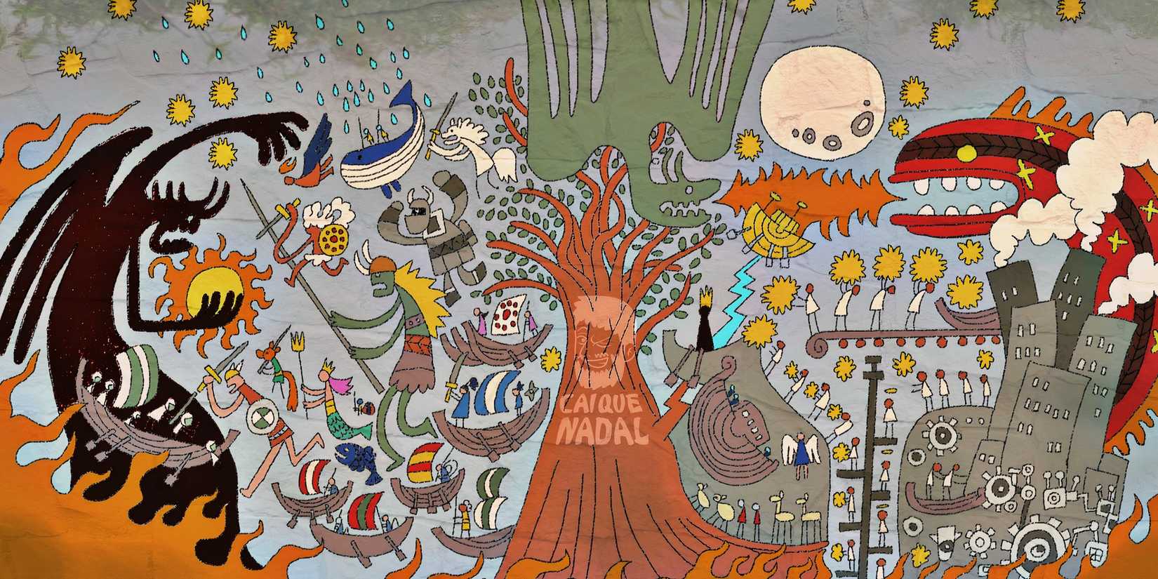 One Piece Deus Sol Deus Terra Deus Mar Deus Floresta