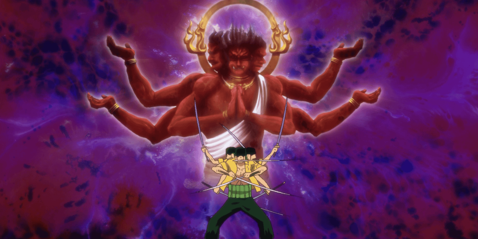 One Piece Zoro Strongest Technique Asura Stance Full Body