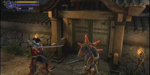 Onimusha Warlords battle outside