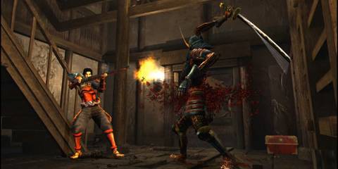 Onimusha Warlords firing ballistics