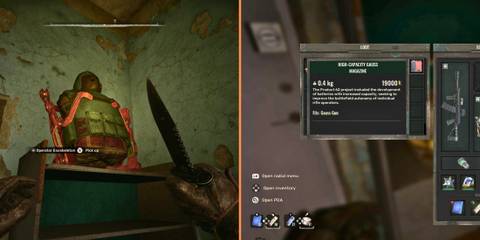 Operator Exoskeleton and Gauss Gun Extended Magazine Attachment in Friendship Kindergarten Stalker 2