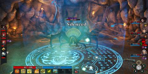 Operencia the stolen sun in combat with a spider