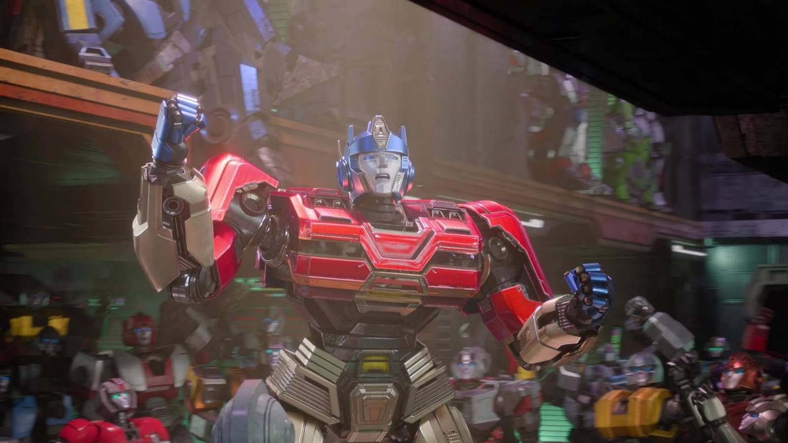 optimus prime talks with miners